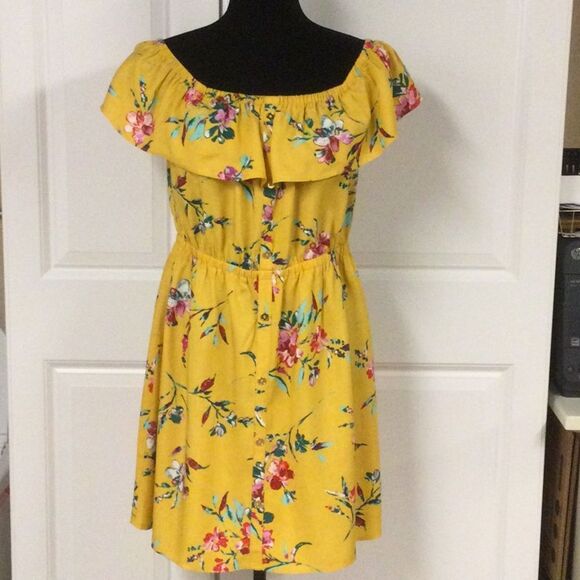 GByGuess Yellow Floral Dress - Picture 2 of 6